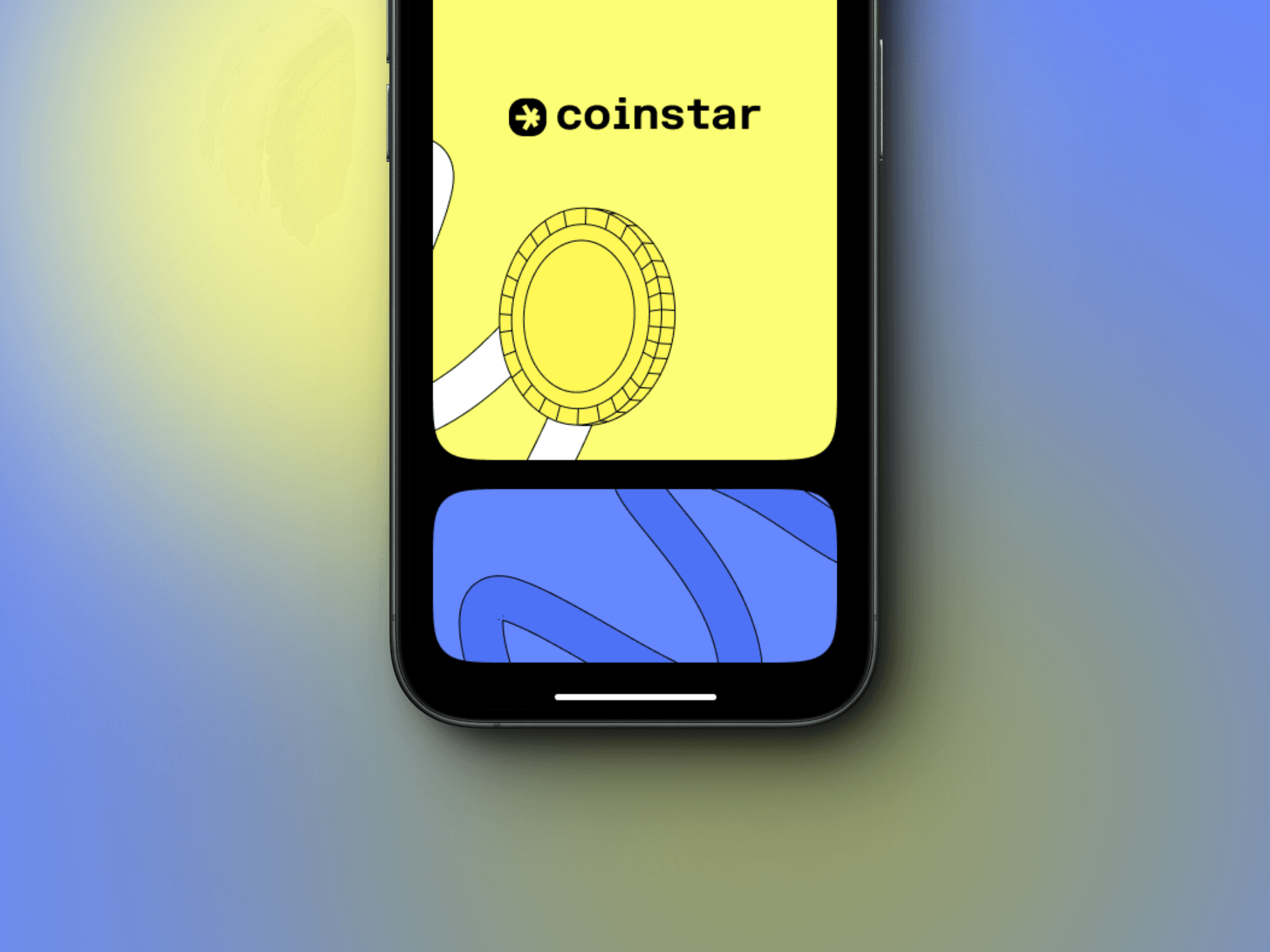 An iPhone displaying a banking app